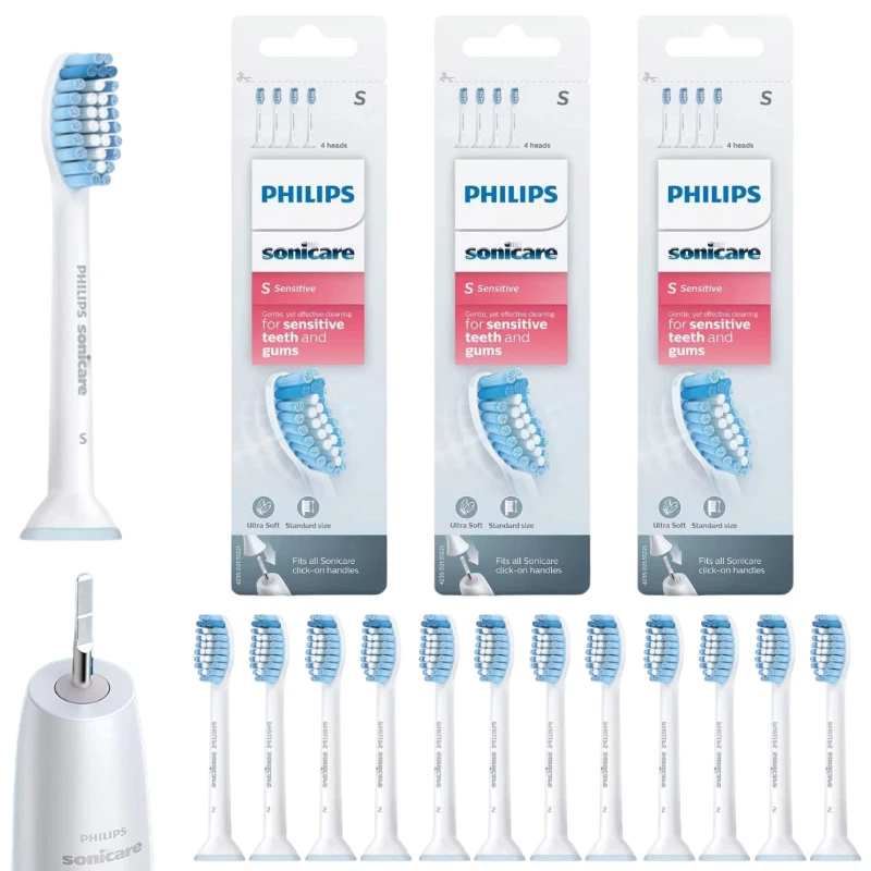 PHILIPS Oral-B TriZone Cepillos 4/8/12 er - Blanco, para una eliminación eficaz de la placa