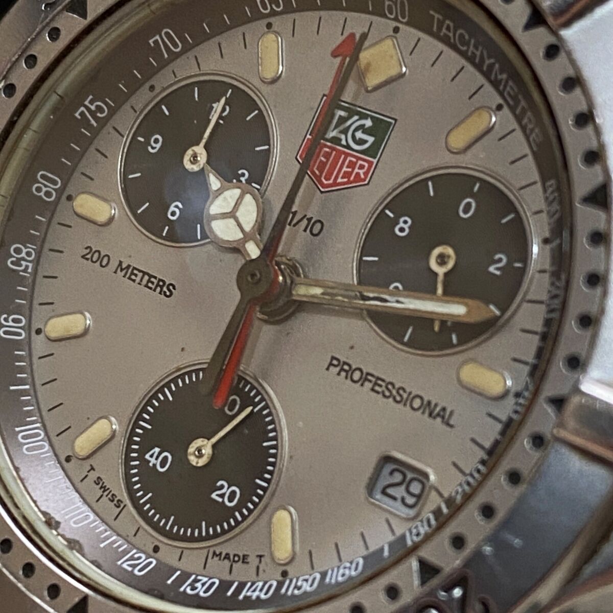 TAG Heuer Quartz 200M Professional Chronograph Gray Panda TAG Heuer Quartz 200M Professional Chronograph Gray Panda