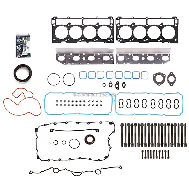 Full Gasket Set Head Bolts Fit 11-13 Jeep Grand Cherokee Dodge Durango 5.7L - Image 2 of 4