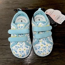 Wonder Nation Baby Girl Skate Casual Tennis Shoes Size 4 Or 5 New