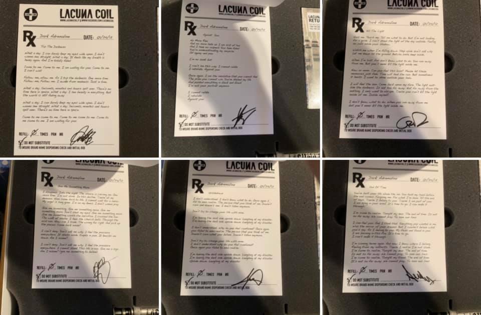 Lacuna Coil Dark Adrenaline Super Deluxe Box Set Limited Edition