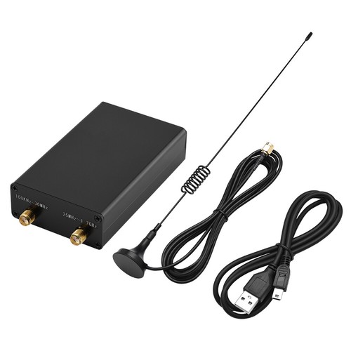 100Khz-1.7Ghz Full Band Software Radio Hf Fm Am Rtl Sdr Receiver With Antenna - Zdjęcie 2 z 7