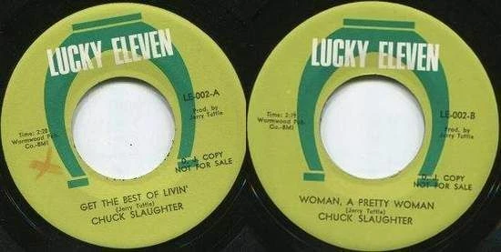 Chuck Slaughter – Get The Best Of Livin' / Woman, A Pretty Woman 7" 45 RPM - Image 3 of 4