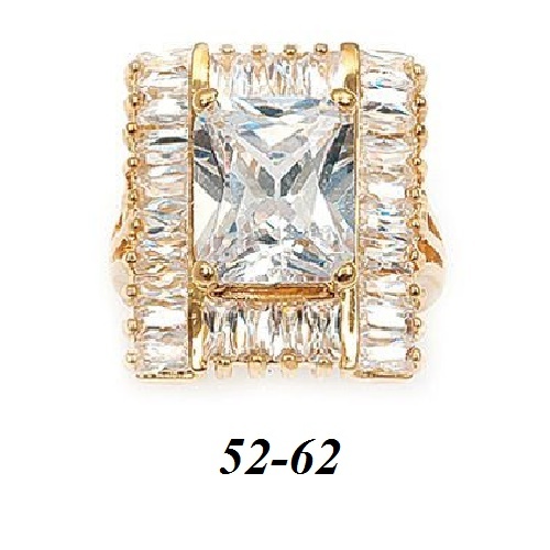 Bague Chevalière Guadeloupe Dolly-Bijoux Taille 62 - Plaqué Or 18K Avec Diamant - Neuf Étiqueté