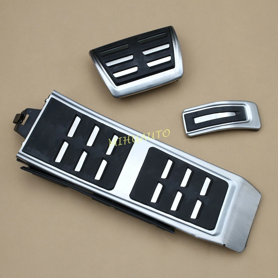 Cubierta de pedal de freno de gas muerto reposapiés LHD para Audi A4 B8 A5 A6 A7 Q5 Porsche Macan Foto 3 de 4