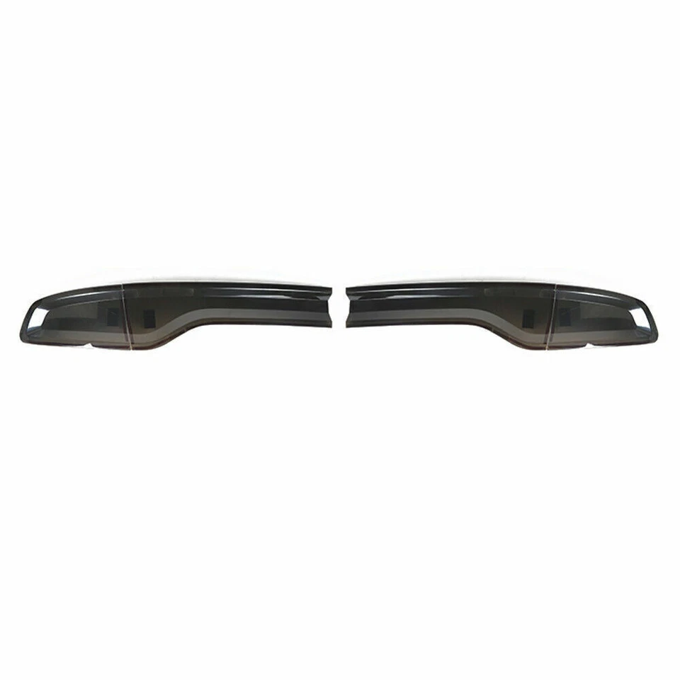 For Dodge Charger 2015-2023 Smoked Black ABS Rear Tail Light Lamp Trim Cover Set - Image 3 of 4