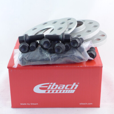 Eibach Spurverbreiterung VA+HA ABE 10/40mm LK:120/5 MZ:72,5 silber +Bolzen SW