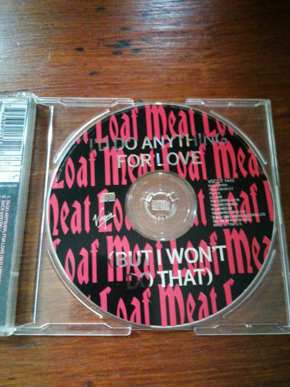 Meat Loaf I'd Do Anything for Love CD UK Virgin 1993 3 Track B/w Back Into Hell for sale online