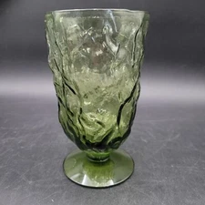 Seneca Glass Driftwood Apple Green Footed Water/Ice Tea Goblet Multi Available