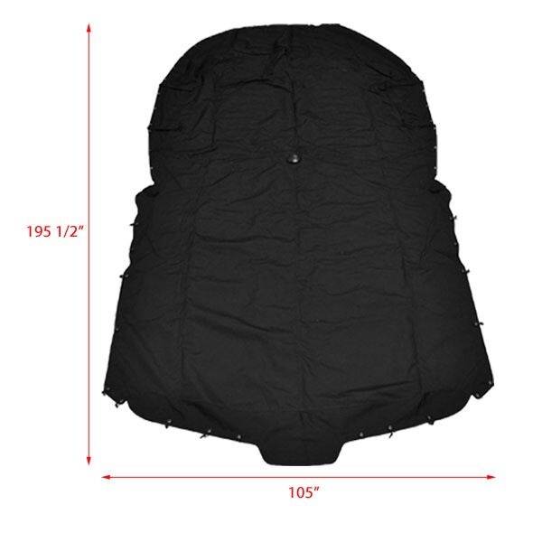 Larson Boat Cockpit Cover 84244814 LXi 288 Black 109248008 eBay