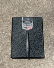Vintage 1960's HEALTH-O-METER Bathroom Floor Scale W/ Handle Black
