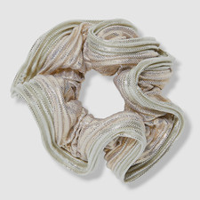  35 Lele Sadoughi Women Gold Layered Two-Tone Hair Tie Elastic Band Scrunchie