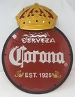 Corona Cerveza Non illuminated Metal/Glass Sign - NIB — photo 1