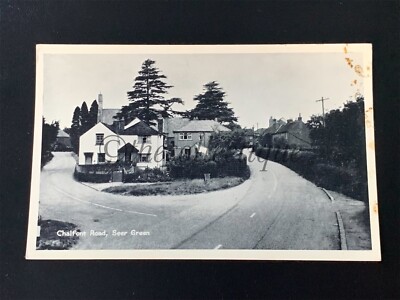 CHALFONT ROAD SEER GREEN BEACONSFIELD BUCKINGHAMSHIRE ECHTFOTO RP POSTKARTE-P/C