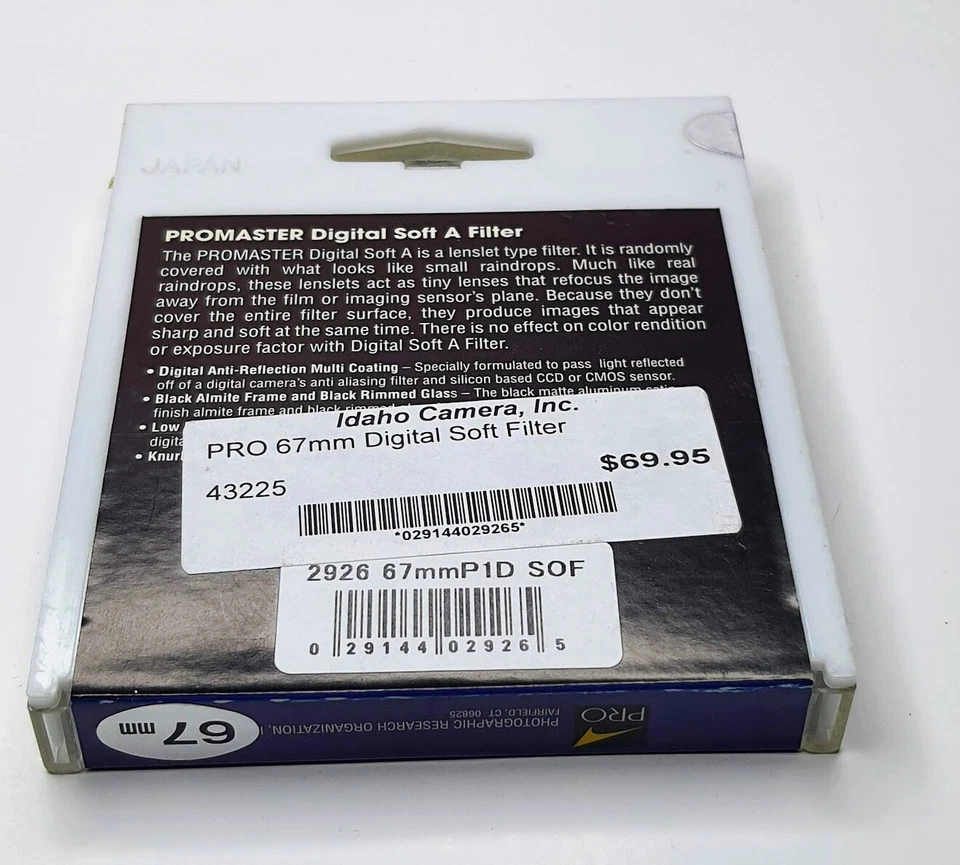 Pro 67 mm Soft A Digital Precision Optical Lens Filter Japan Portrait Sharp 67 - Image 3 of 4