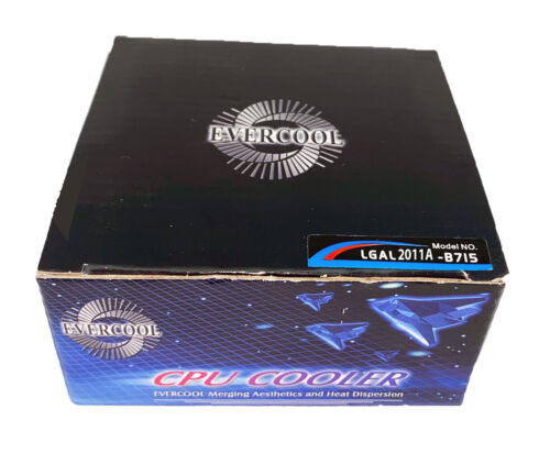 NEW Evercool 95W Intel Xeon E3 E5 1U Server CPU PWM Fan Cooler w/Copper Heatsink - Picture 11 of 12