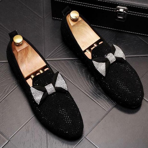Mens Rhinestone Party Dress Shoes 