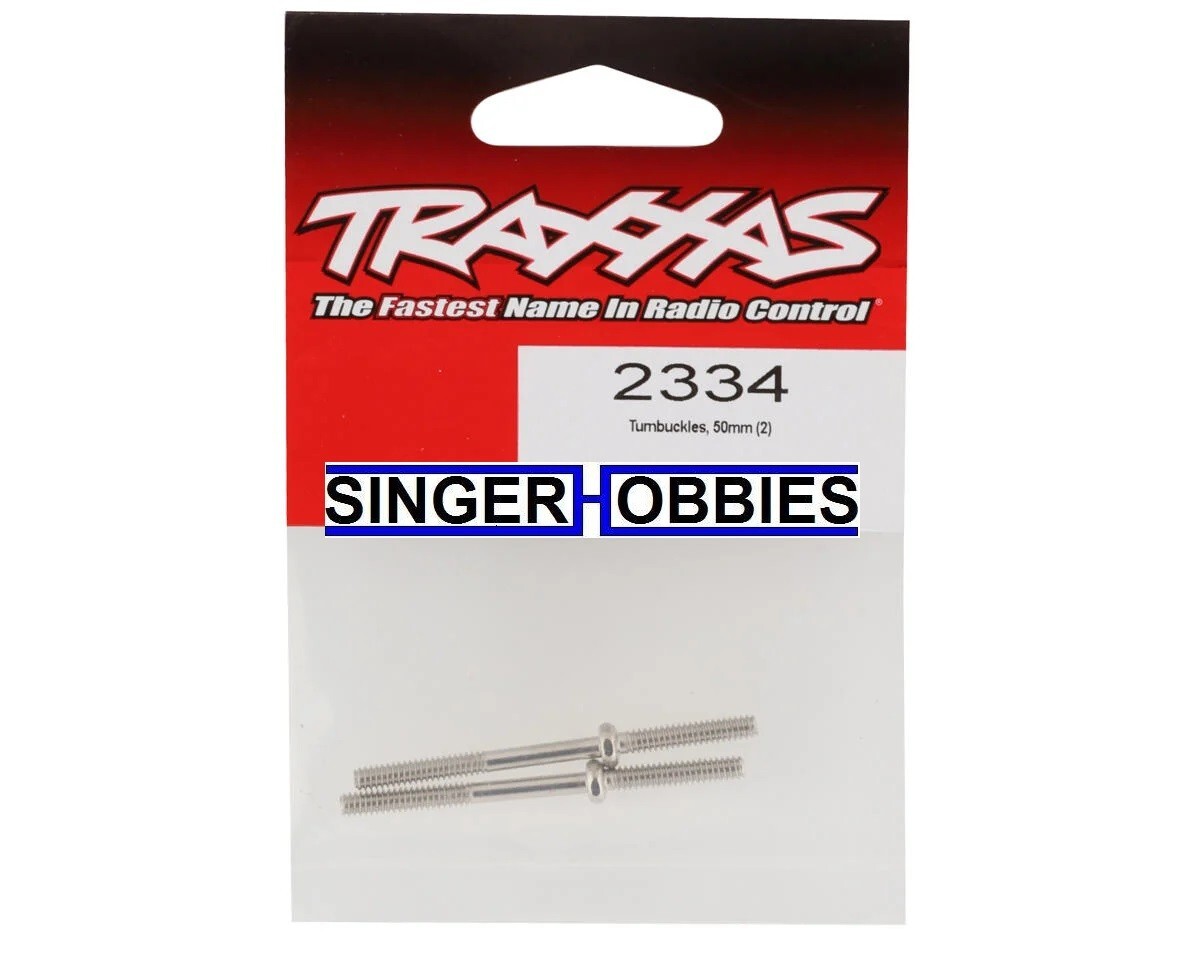 Traxxas 2334 50mm Steel Steering Link Turnbuckles (2) NITRO SPORT