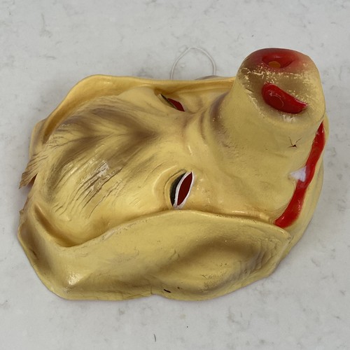 Pig Mask Brittle Plastic Vintage 1980’s Old Stock Damaged - Picture 5 of 12