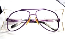 Crews Engineer CV58 Purple 147mm  Eyeglasses Frames NO LENSES with Side Shields