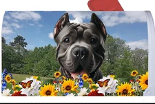 Cane Corso Summer Flowers Mail Box Cover