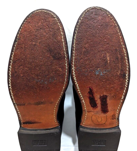 Botas de Patrulla DEHNER’S Para Hombre EE. UU. 11.5 Cuero Negro Policía Ecuestre Montar VEUC* - Imagen 10 de 12