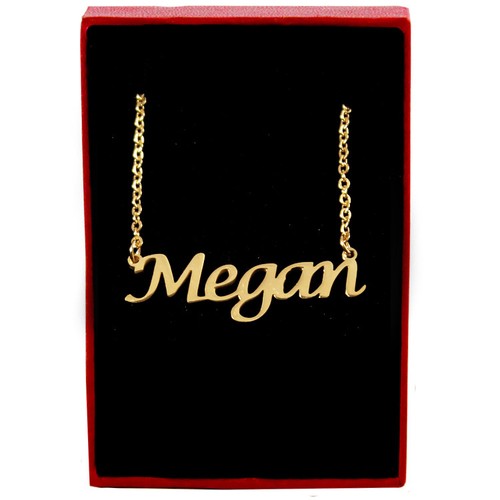 Megan - Gold Name Necklace 