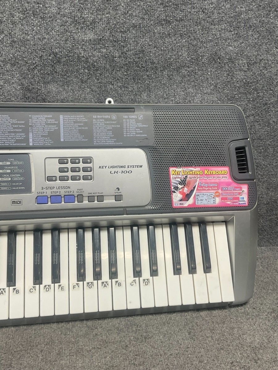 Casio LK-100 LCD 🎹 Display 61-Key Lighted Electric Piano