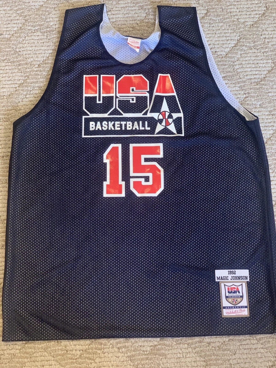 Mitchell & Ness Authentic Jersey Team USA 1992 Magic Johnson