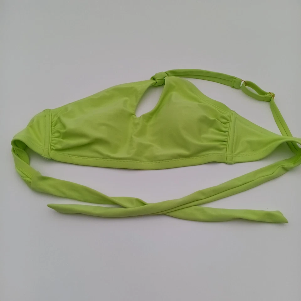 Top traje de baño Xhilaration sujetador para mujer D/DD verde de un hombro Foto 4 de 4