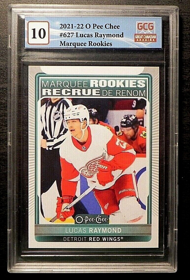 2021-22-21-22-o-pee-chee-rookie-627-lucas-raymond-red-wings-gcg-10-gem