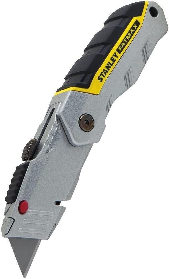 2 STANLEY FATMAX FOLDING RETRACTABLE UTILITY KNIFE KNIVES RAZOR 