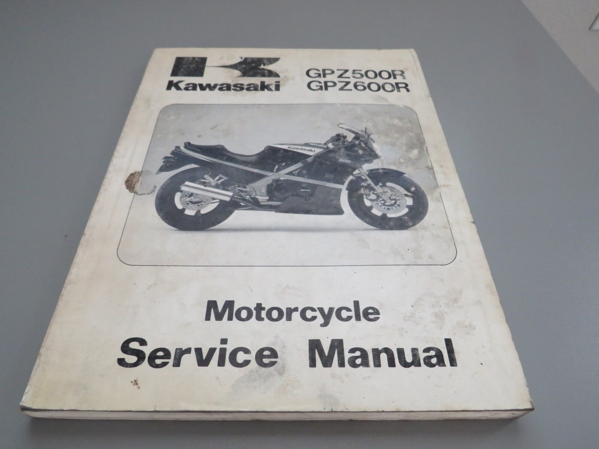 NOS Kawasaki ZX600 GPZ500R/600R 85-89 OEM Owner's Service Manual
