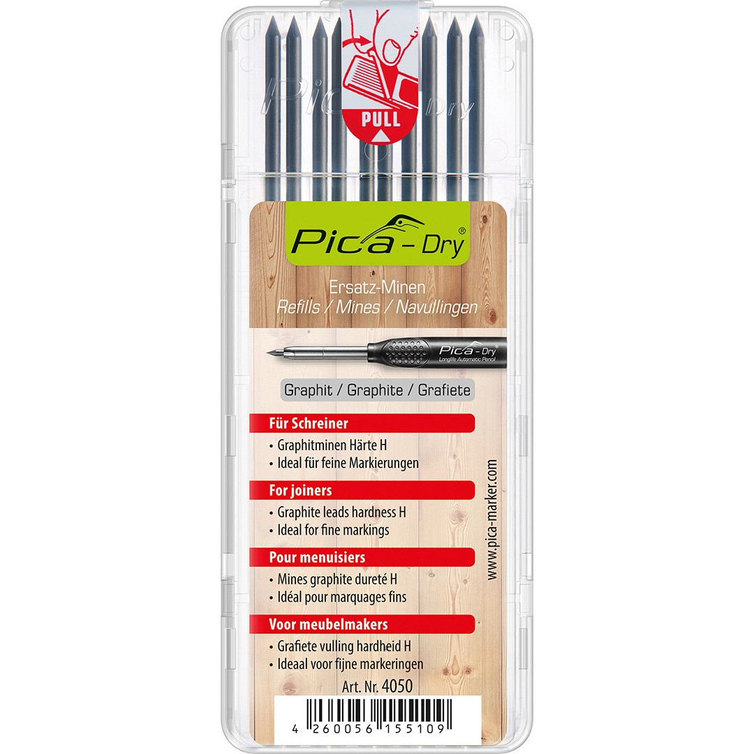 Pica 4050 Dry Special Refill Lead for Joiners, 10PK