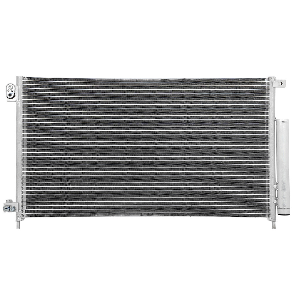 Dual Cooling Fan and Radiator Condenser Electric For 2003-2007 Honda Accord 2.4L