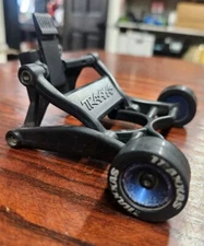 Traxxas RC wheelie bar mount Aluminum Whhels Rubber Tires Pat 7578721