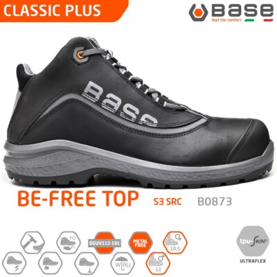 BASE CLASSIC PLUS SICHERHEITSSCHUHE BE-FREE TOP S3 SRC High B0873