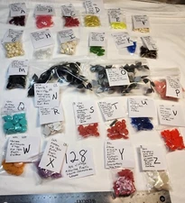 Vtg Leaves Thermoset Plastic Celluloid Flat Back Jewelry Repair Craft Lot 128