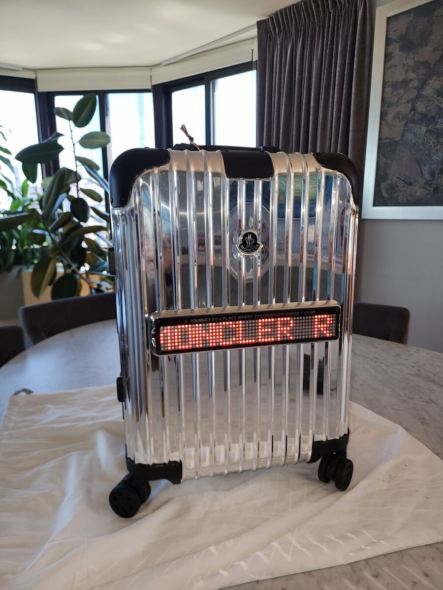 Rimowa x Moncler 2020 Limited Reflection Carry-on 35L with Rimowa x Moncler 2020 Limited Reflection Carry-on 35L with