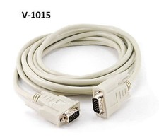 15' VGA HD15 Male to Male Monitor Cable, V-1015