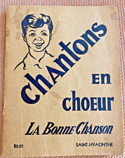 CHANTONS EN CHOEUR 1945 Vintage Songbook, Nice