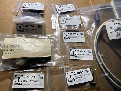 Omax 305529-52 Servo Cable Kit & Servo Boards 306828 and 306827 Unused