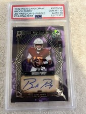 2022 Wild Card Brock purdy rookie card PSA graded GEM 10 autograph graded 10  