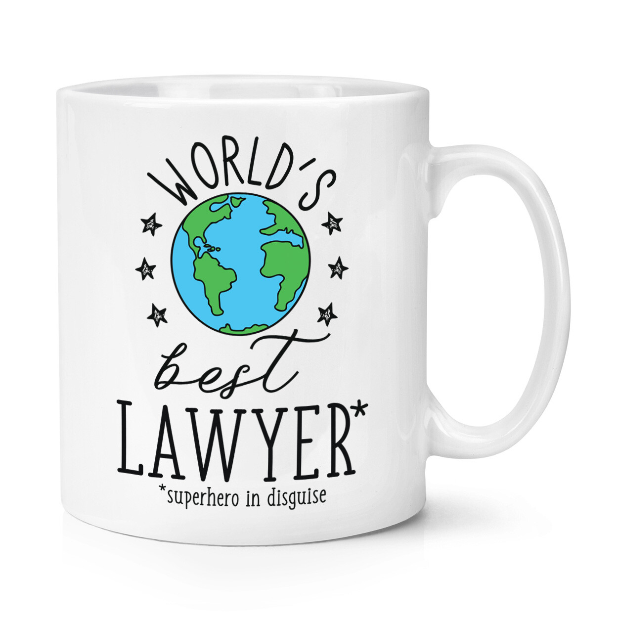 World's Best Lawyer 10oz Mug Cup Funny Joke Favourite Solicitor Law
