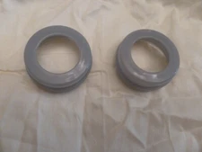 MAM Easy Start Baby Bottle Replacement Parts nipple screw on ring Lot 2 Gray