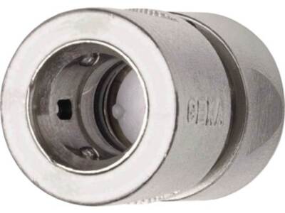 10er PACK(Stk) GEKA 46.0741 Schlauchstück Wasserstop GEKA plus Messing vernickel