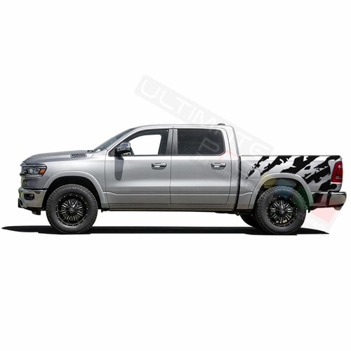 Sticker for Dodge Ram Crew Cab 1500 Sport Bed Side Graphics Design Decal Vinyl - 第 7/7 張圖片