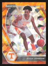2021 Prizm Draft Picks KEON JOHNSON Rookie Orange Ice card TENNESSEE VOLUNTEERS
