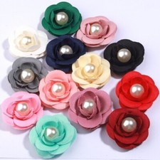 5cm Fabric Handmade Multilayer Small Flowers For HeadbandsShoes Hats Dress Decor