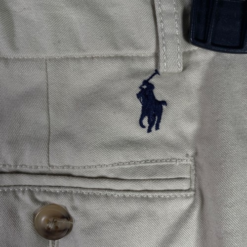 Polo Ralph Lauren Khaki Shorts Youth Size 14 Boys NWT Beige Chino New - Picture 4 of 13